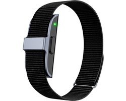 Kuno Band – Smartband – Smart Wearable – Health Tracker – Slaap Tracker – Hartslagmeter – SpO2 – Bloeddruk – Stressmeter – Stappenteller – Fitness Tracker – 50+ Sportmodi – Geen Abonnement – IP68 Waterdicht – Mannen en Vrouwen – Zwart