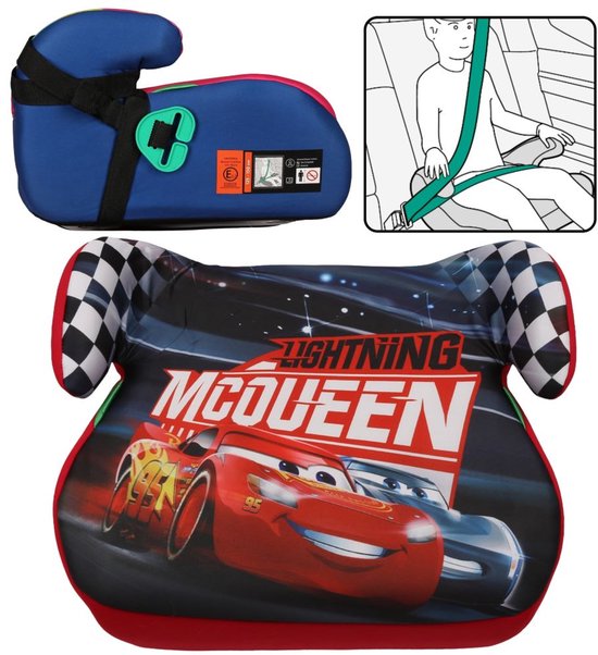 Cars 3 DISNEY Autostoeltje, kinderzitje, stoelverhoger voor jongens met veiligheidsgordel 22-36 kg, 125-150 cm VERSCHILENDE Soorten