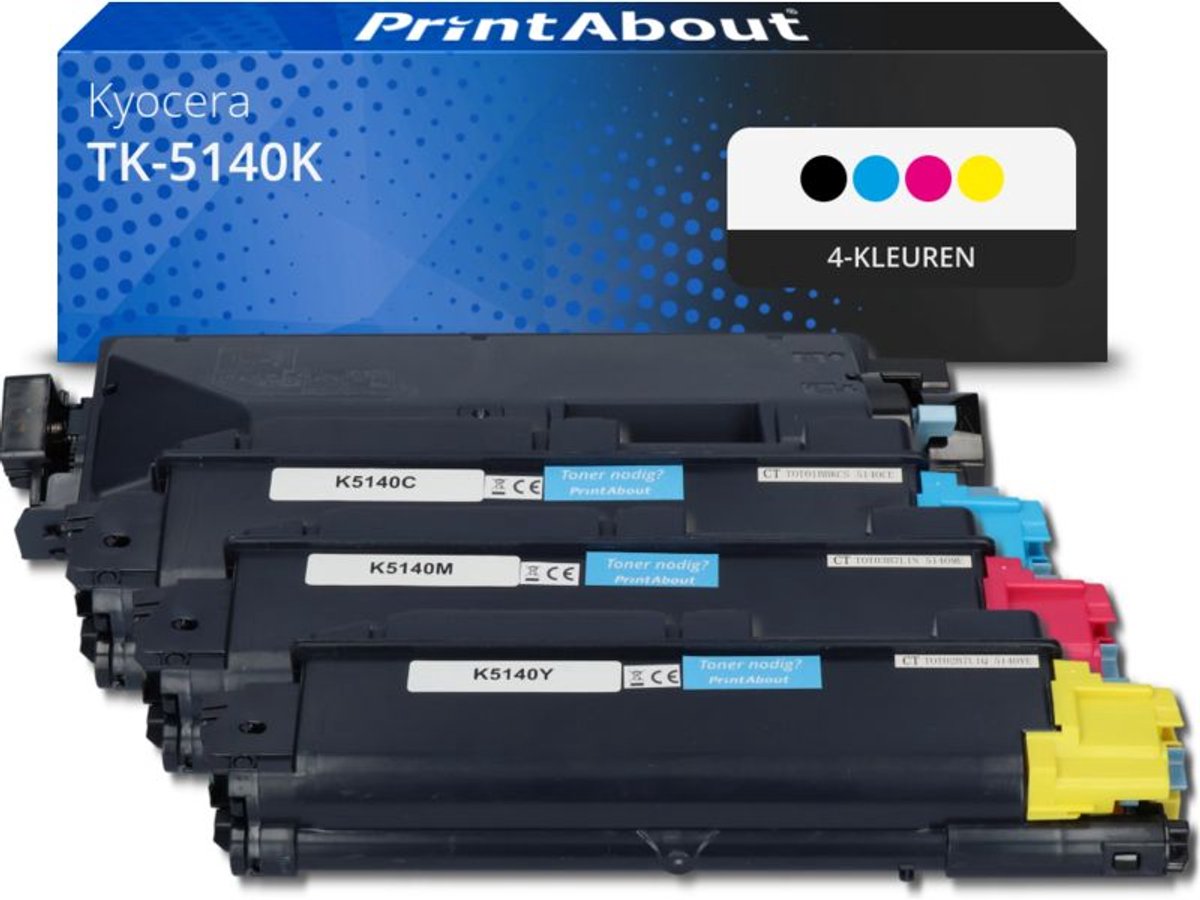 PrintAbout - Alternatief voor de PrintAbout - TK-5140K / 4 Kleuren
