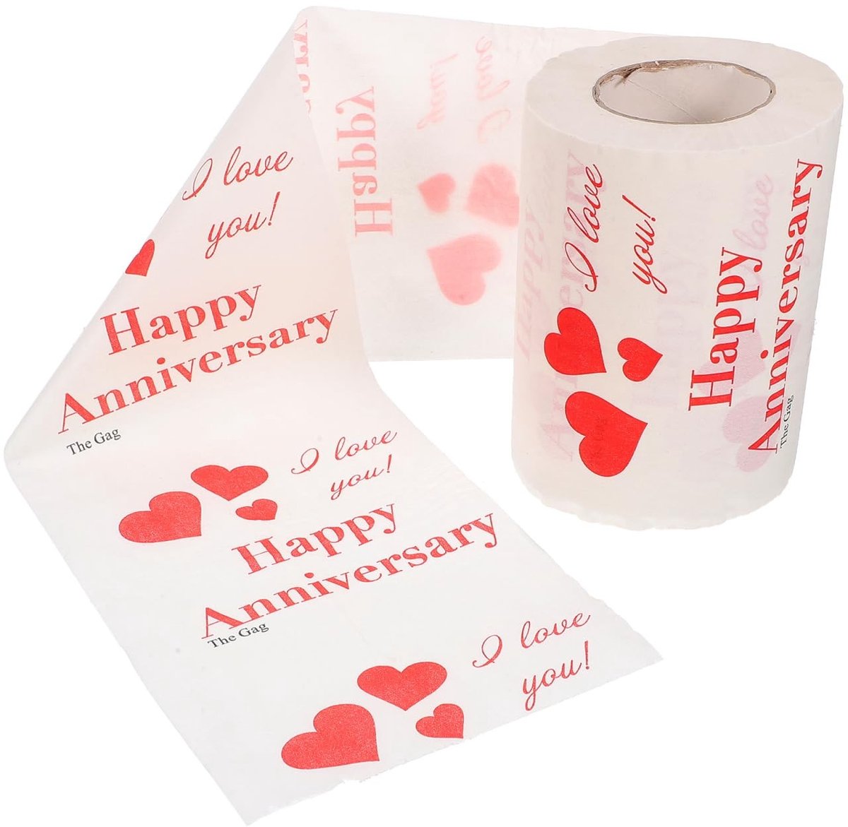 Store_8 - Valentijnsdag Toiletpapier - Romantisch Liefdeshart - Perfect cadeau voor speciale gelegenheden - 1 rol - Gelukkige verjaardag - Voor bru...