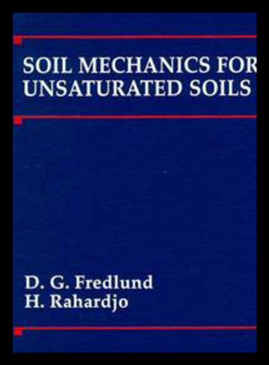Soil Mechanics for Unsaturated Soils - cover