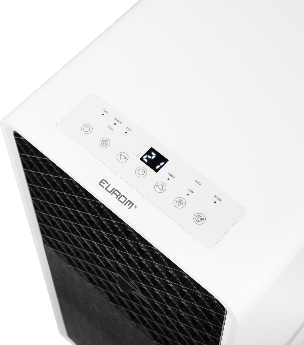 Eurom Compact 7000 BTU mobiele airconditioner – koelen, ontvochtigen, ventileren, timer, afstandsbediening - Afbeelding 5