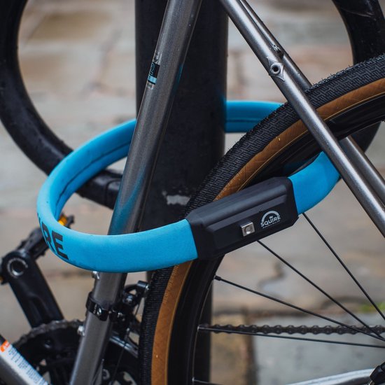 Squire Straplok 35 Blue - Fietsslot - Kabelslot - Uniek en Draagbaar - Oersterk - Lichtgewicht - Blauw van Squire — afbeelding 5