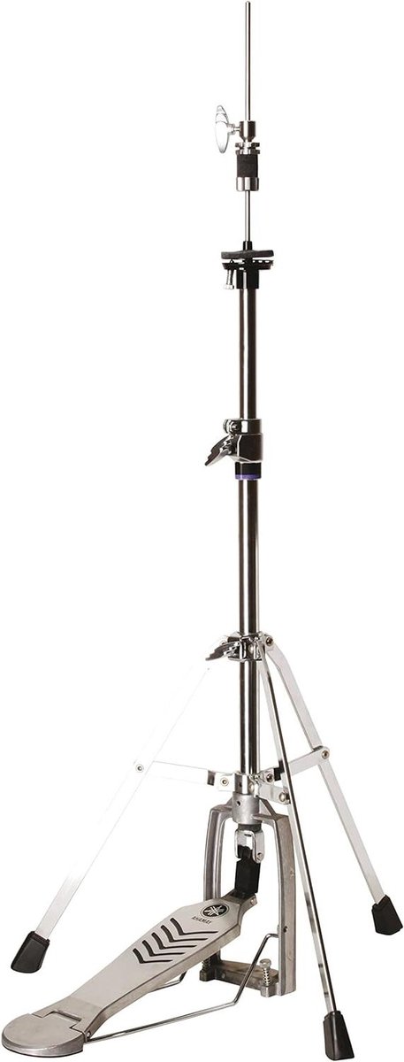 HiHat Stand - Bekkenstandaard - Drummen - Stevig Metaal - 3 kg - Zilver