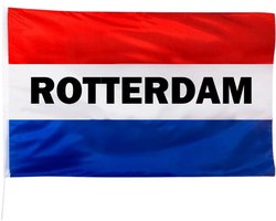 Nederland Vlag 90 x 60 cm Rotterdam voor Evenementen en Feestdagen
