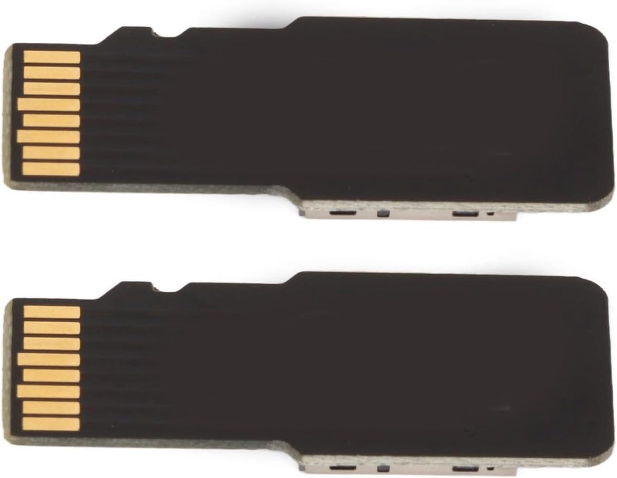 Mini Opslagkaart Cover - SD Kaart Adapter - 3D Printer Gebruik - Gouden Plating Proces