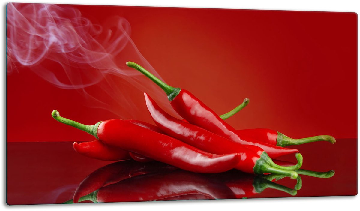 TMK ArtDeko - Snijplank - Glas - 52x30cm - Chilli