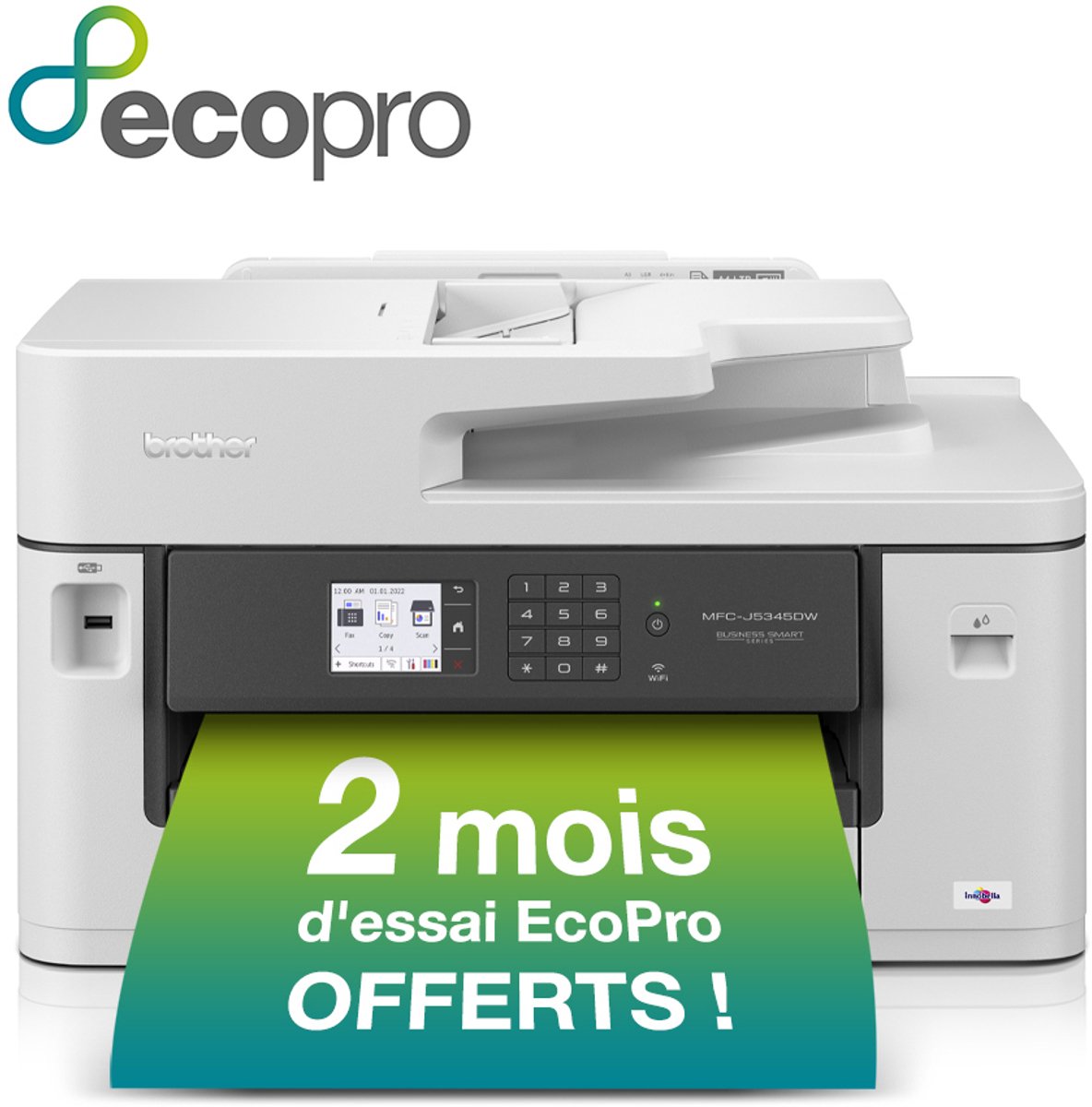 Laser Printer Brother MFC-J5345DW thumbnail 2