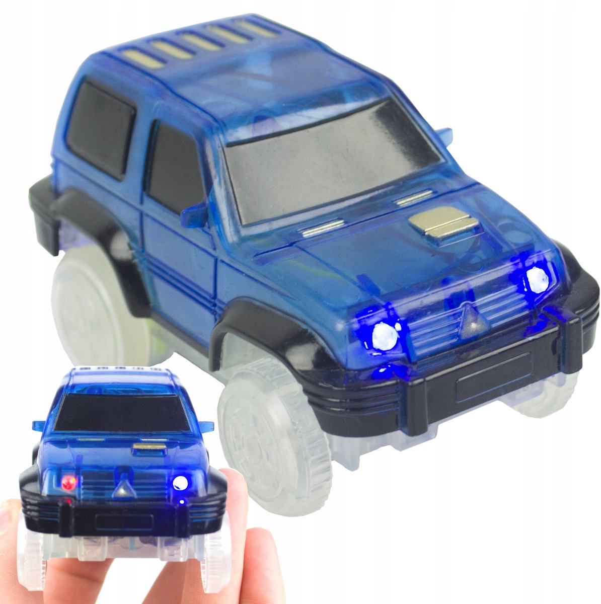LandToys LT20 Serie - Extra Blauw Autootje - LED Lichten - Rood