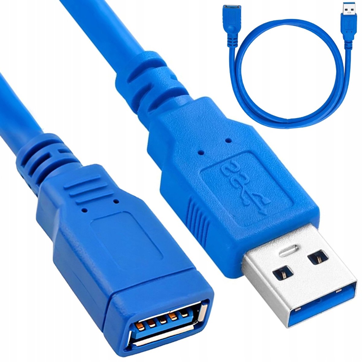 A Link Star Technology USB 3.0 - Kabel - 1,5m - Blauw