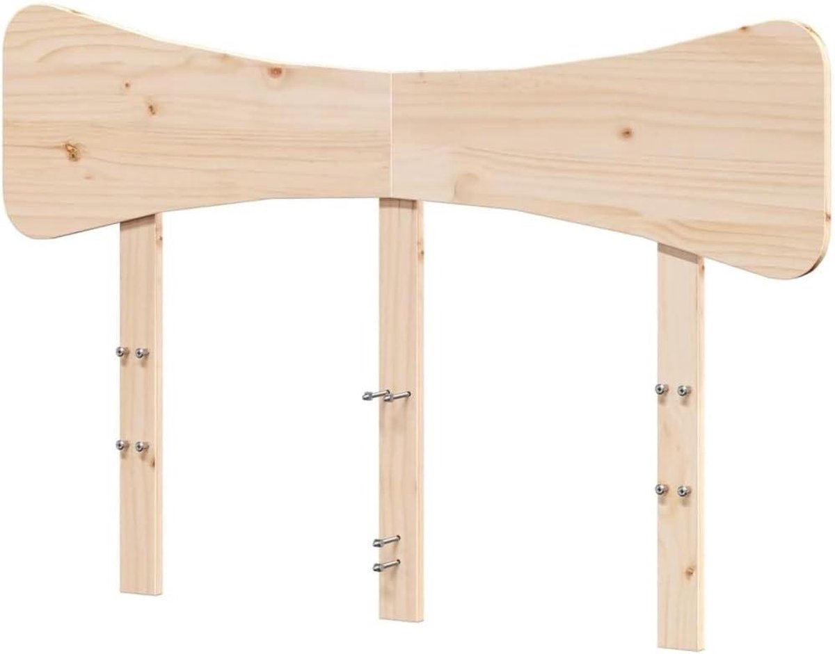 Hoofdbord Grenenhout - Bedhoofdbord Achterwand - Ontspannen in Bed - Massief Hout - 135 cm - Naturel