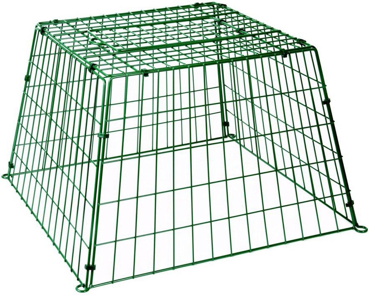 Bodem Beschermer - Grondbeschermer Voederhuis - Vogelvoer Beschermen - Voorkomt Toegang Squirrels - 61 x 44 cm - Groen