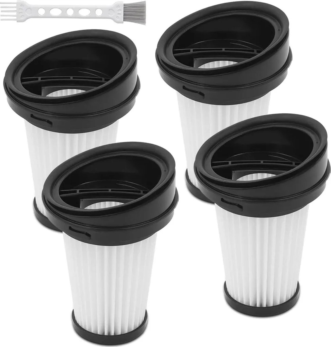 Vervangingsfilters Geschikt voor Grundig stofzuigers, vierdelige set