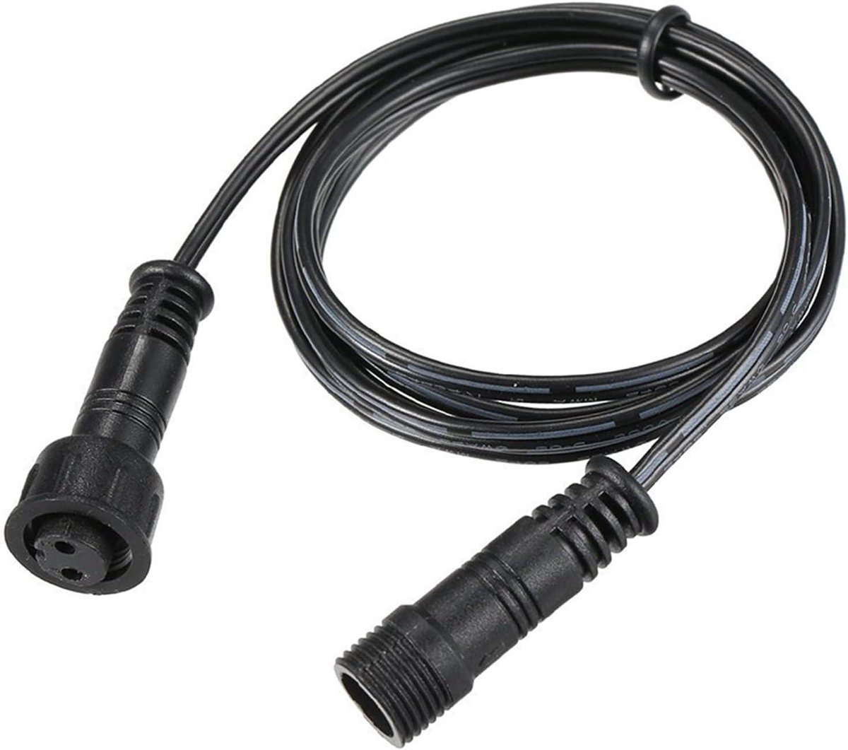 LED Verlengkabel - Verbindingskabel - Tuinverlichting Uitbreiden - IP67 Waterdicht - 5x 1 Meter - Zwart