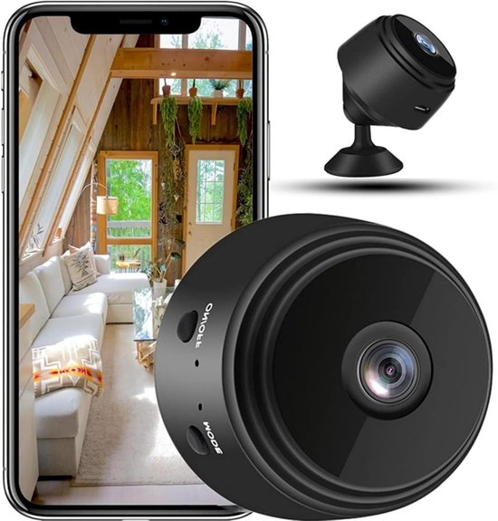 Mini Wifi Camera - Verborgen Camera Beveiligingscamera - Thuisbeveiliging - Draadloos Ontwerp - 10 mm - Wit van Merkloos — afbeelding 5