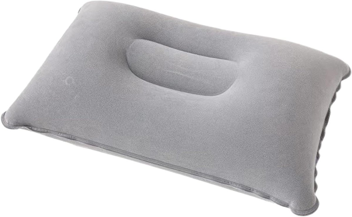 Opblaasbaar kampeerkussen – PVC-vlokmateriaal | Opblaasbaar kussen voor kamperen | Ergonomische luchtkussens voor buitenreizen, wandelen, backpacken, slapen en dagelijks comfortgebruik