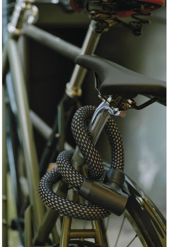 Fietsslot ABUS Textiel-kettingslot - YARNIT™ 4004K - Security level 7 - zwart - 85 cm - Geschikt voor elektrische fietsen en stadsfietsen - lichtgewicht - slechts 0,7 kg — afbeelding 3