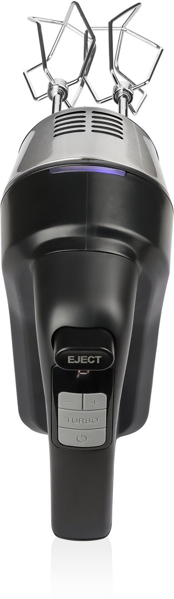 Handmixer met Digitale Display - 6 Snelheden - Turbo Functie - 250W - RVS Deeghaken & Kloppers - Elektrische Mixer voor Bakken en Koken van Merkloos — afbeelding 3