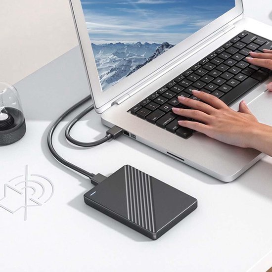 Externe Harde Schijf - Mobiele Opslag - Bestanden Opslaan - Snelle USB 3.0 - 1 TB - Zwart — afbeelding 2