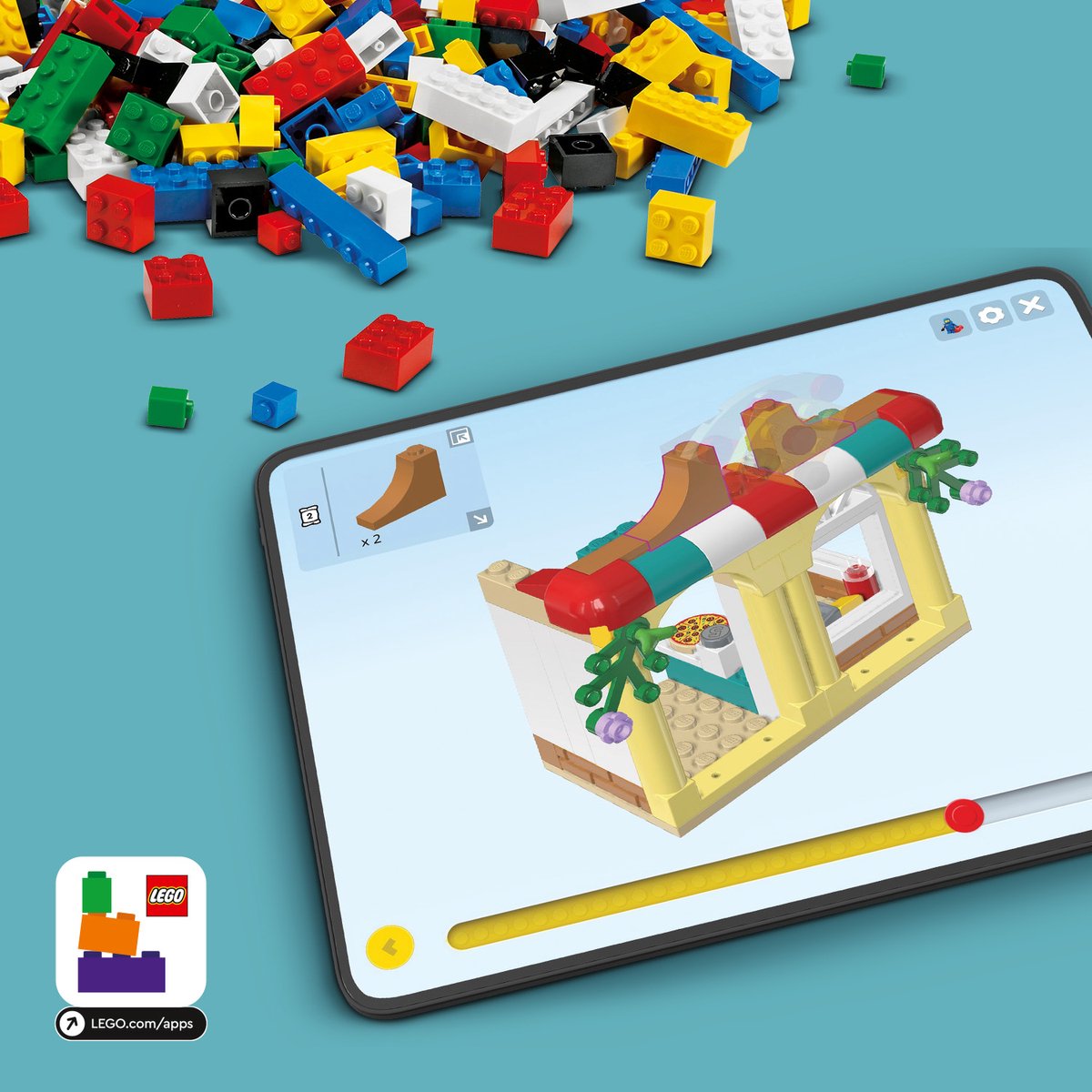 LEGO Disney: Disney Feesttrein Bouwbaar Trein Speelgoed 100e Verjaardag Set - 43212 — afbeelding 8