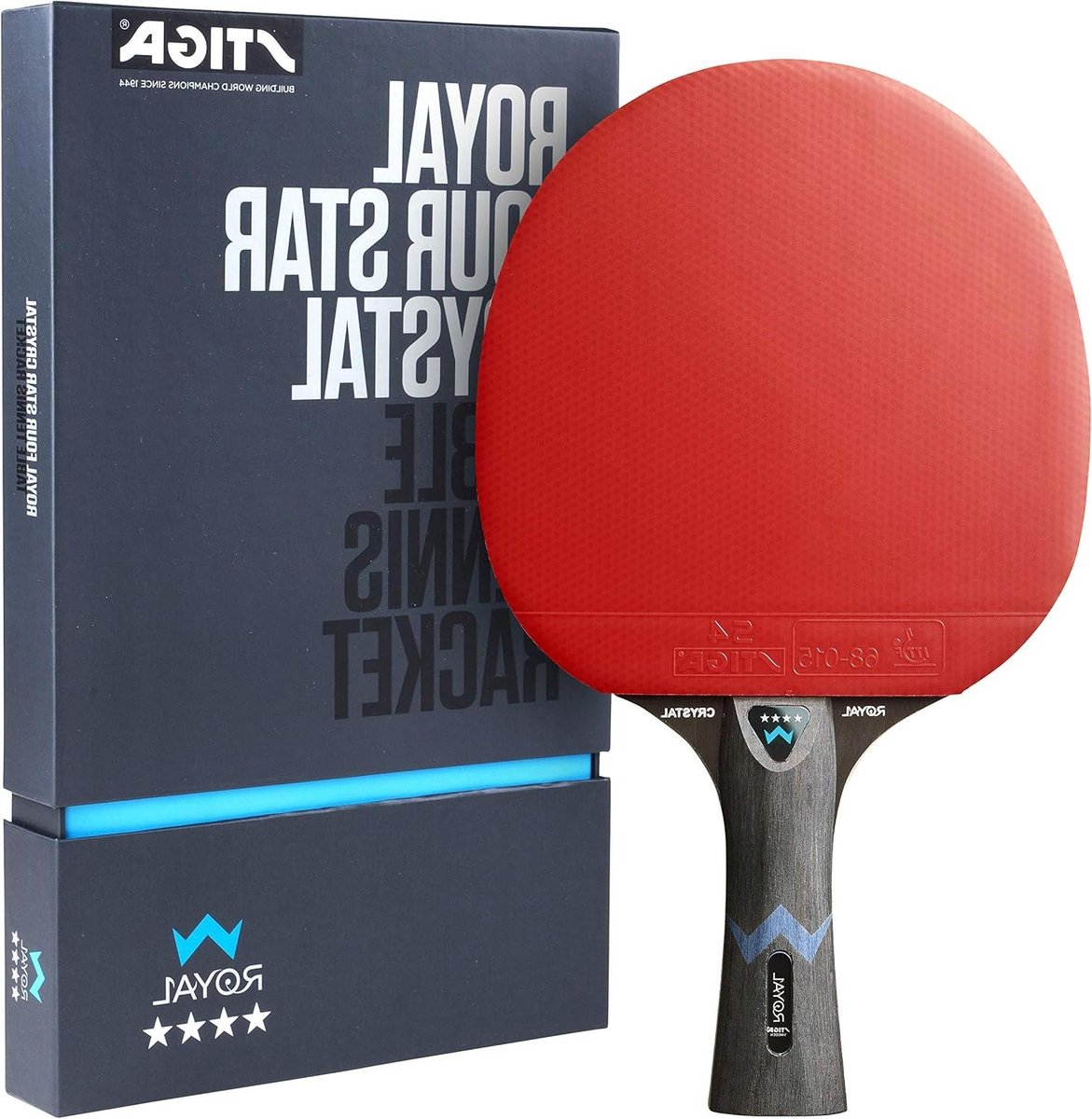 Tafeltennisbatje - Ping Pong Racket - Snel Spelen - ITTF-gecertificeerde coating - One size - Niet gespecificeerd