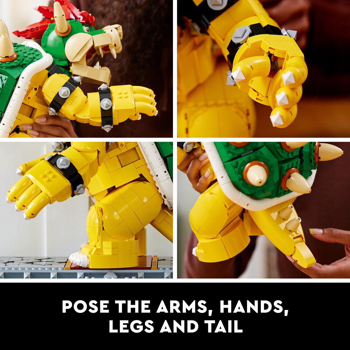 LEGO Super Mario De machtige Bowser, Bouwbaar 3D Model, Verzamelitem & Cadeau Idee - 71411 — afbeelding 26