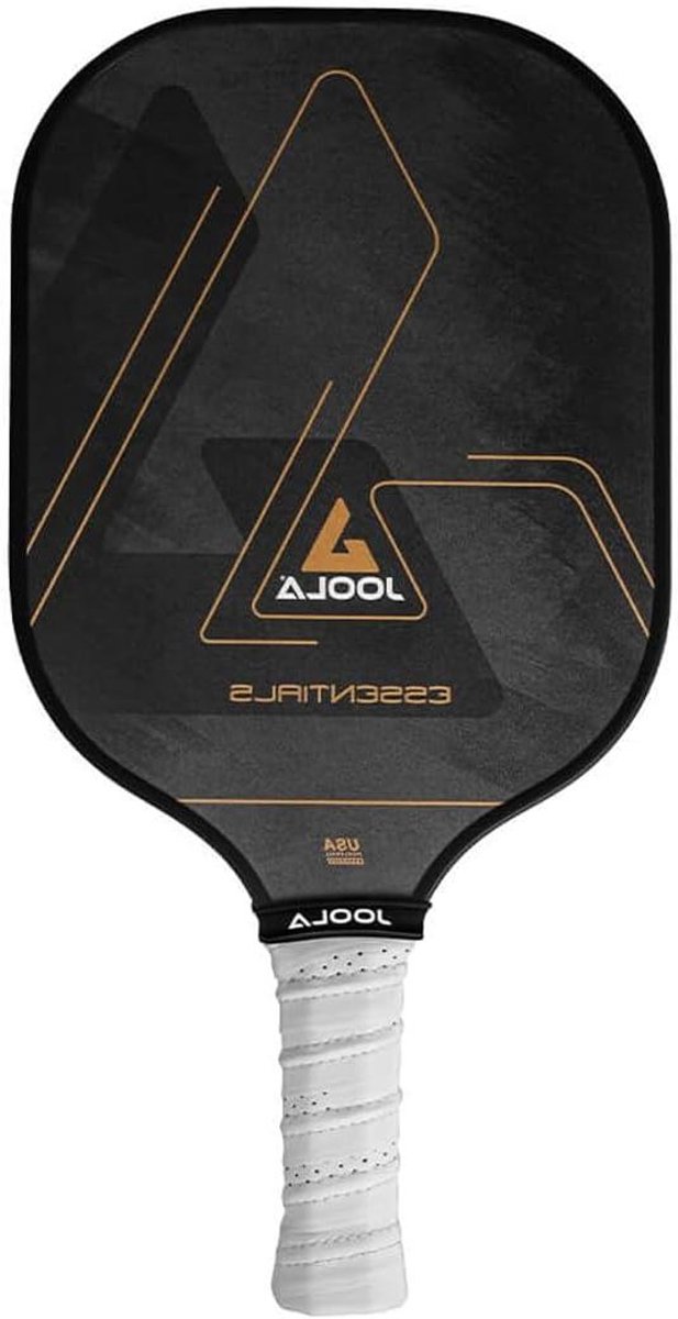 Pickleball Paddle - Sport Racket - Pickleball Spelen - Glasvezelversterkt Oppervlak - 15.5 x 7.9 Inch - Zwart