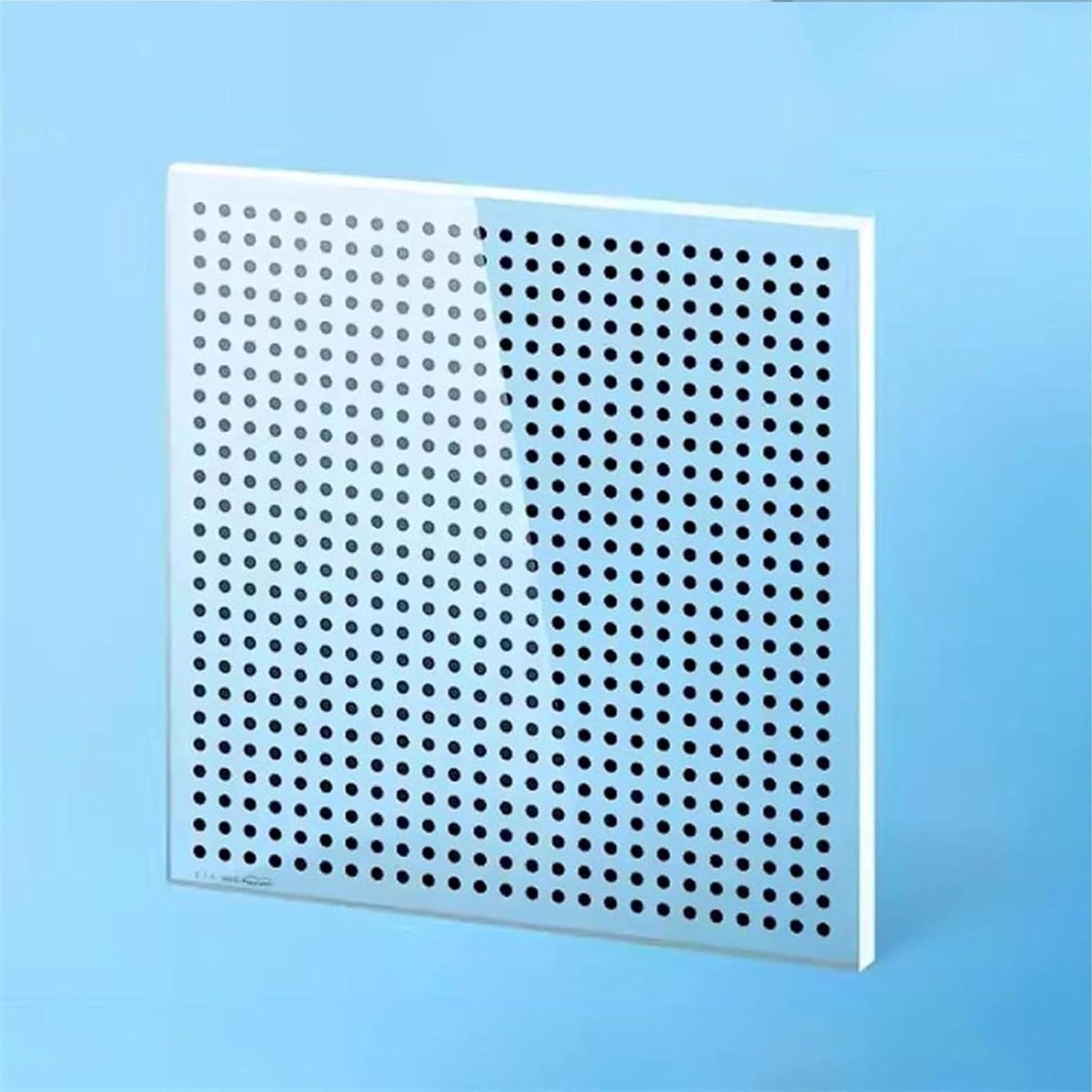 Kalibratiekaart Camera - Testdiagram Microscoop - Nauwkeurig Meten - Precisie 1.0 µm - 100x100 mm - Zwart