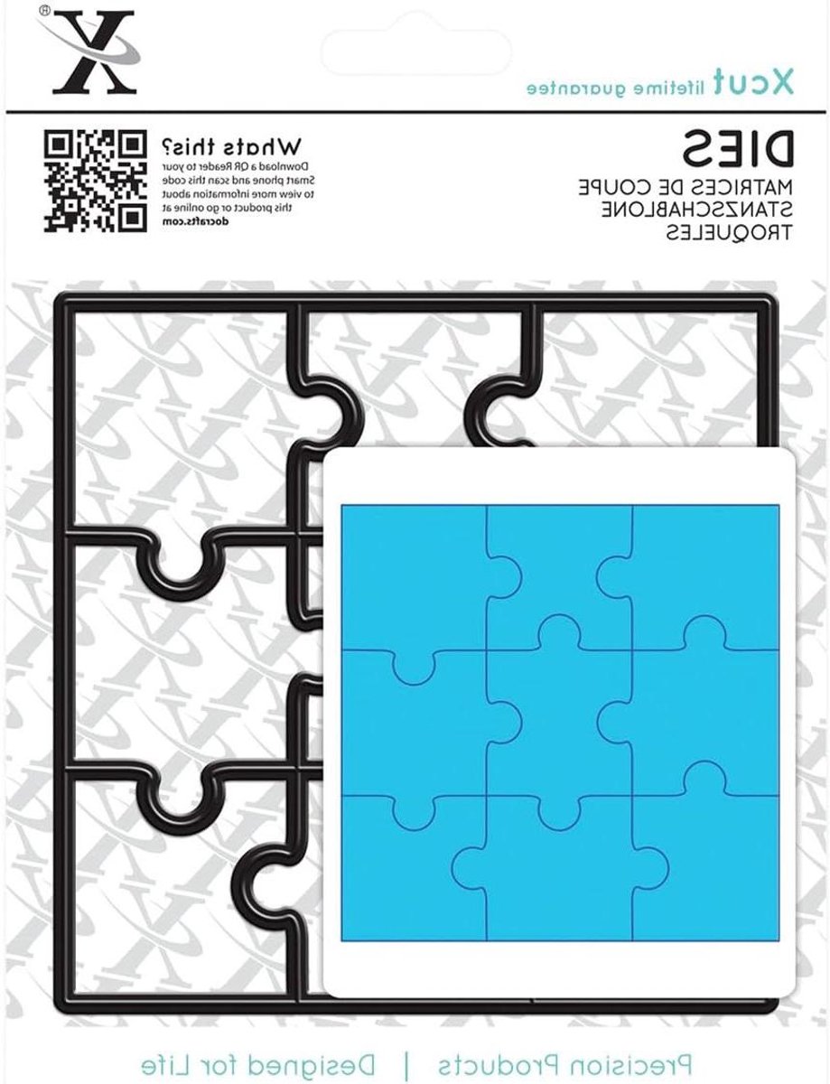 Decoupeerzaag Set - Stansmal Set - Kaarten Maken - Magnetische Shim - 17.4 x 12.4 cm - Blauw