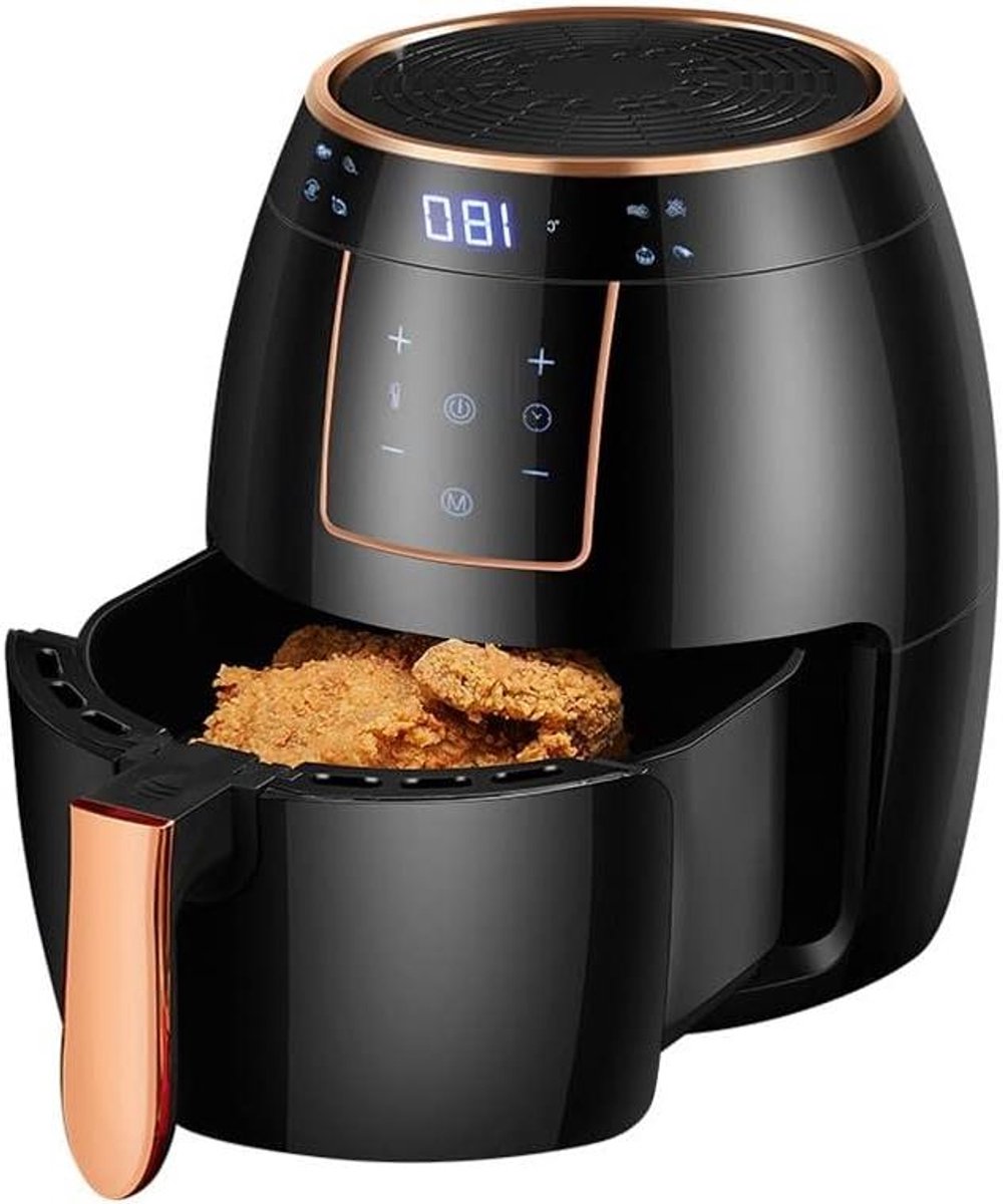 Airfryer 5.5L - Heteluchtfriteuse Olievrij - Gezond Koken - Snelle Luchtcirculatie - 5.5 liter - Rood