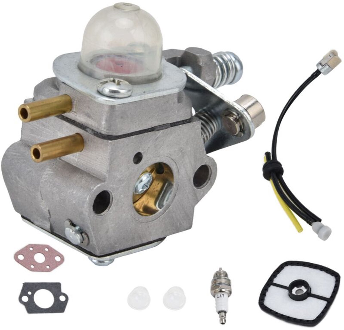 Carburateurs en vermogensupgradesets geschikt voor C1UK29, C1UK47, C1UK52, SRM2100, SRM2110, SHC1700, SHC2100 en elektrische snoeischaar