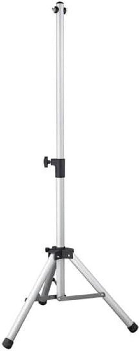 Verwarmingsstatief Buiten - Terrasverwarmer Ondersteuning - Buitenruimte Verwarmen - Infrarood Kwarts - 69 x 69 cm - Chroom