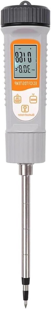 Digitale vochtmeter - Bodem PH-meter - Tuinieren en landbouw - 4-in-1 metingen - 280 mm - Zwart