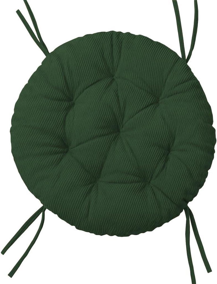 Papasan Stoelkussen - Rond Zitkussen - Comfortabel Zitten - Waterafstotend Corduroy - 50 c