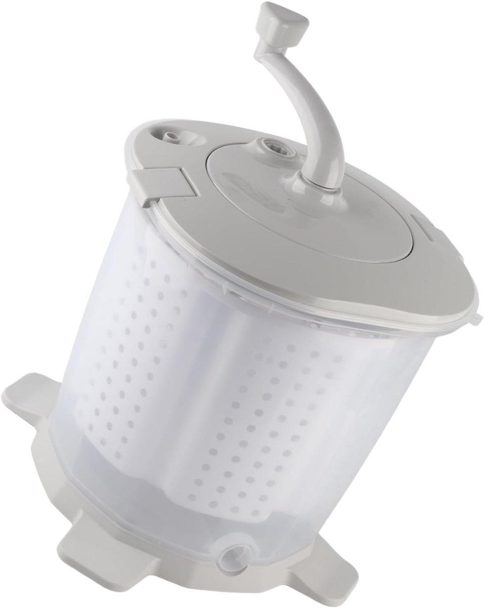 Handmatige Wasmachine Draagbare Wasmachine Kleine Wasjes Doen Niet-Elektrisch Met Wasmand Grijs