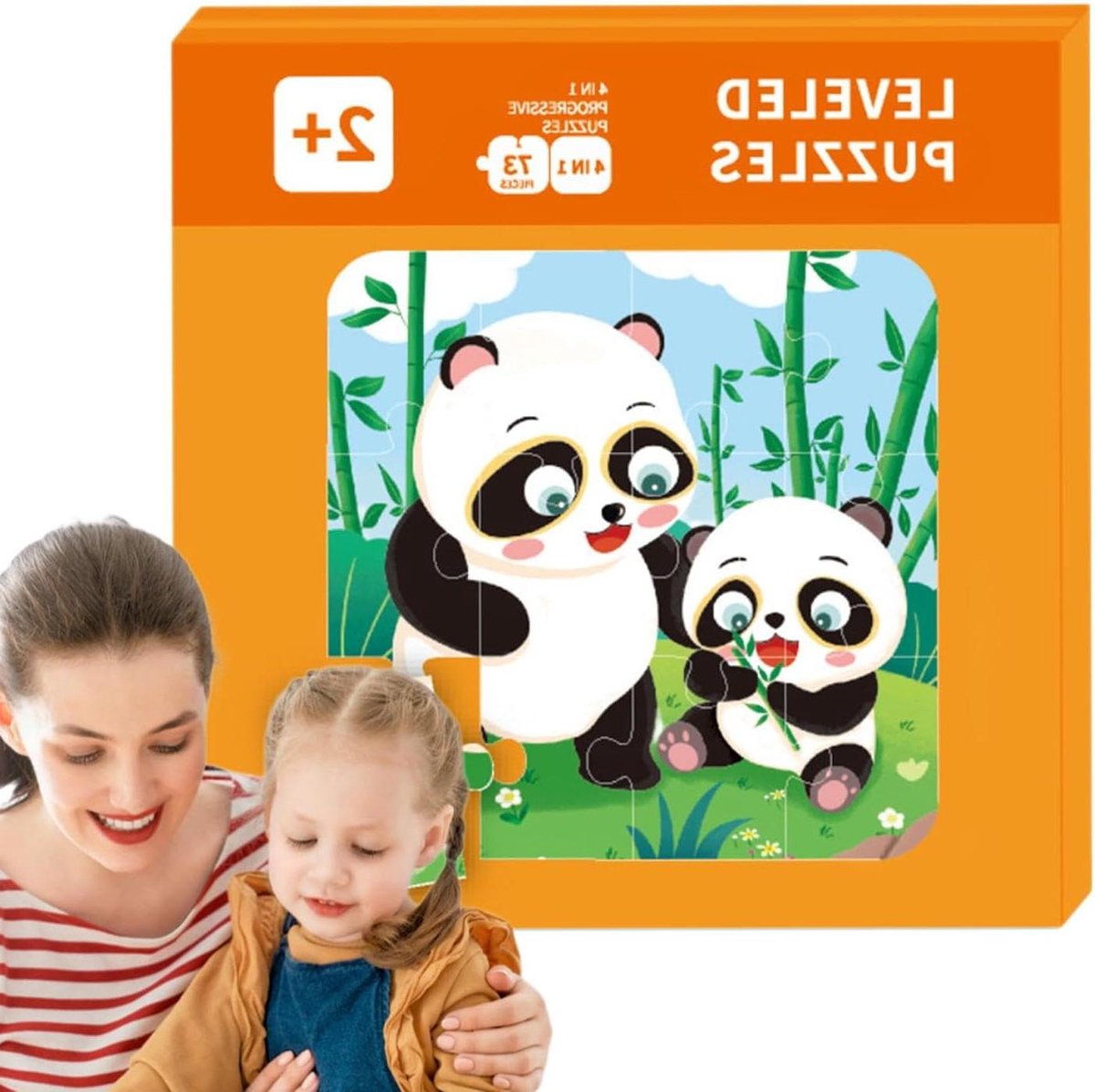 Magnetische Puzzels - Magneet Puzzelboek - Leren en Spelen - Ontwikkeling Vaardigheden - 18x18cm - Dier