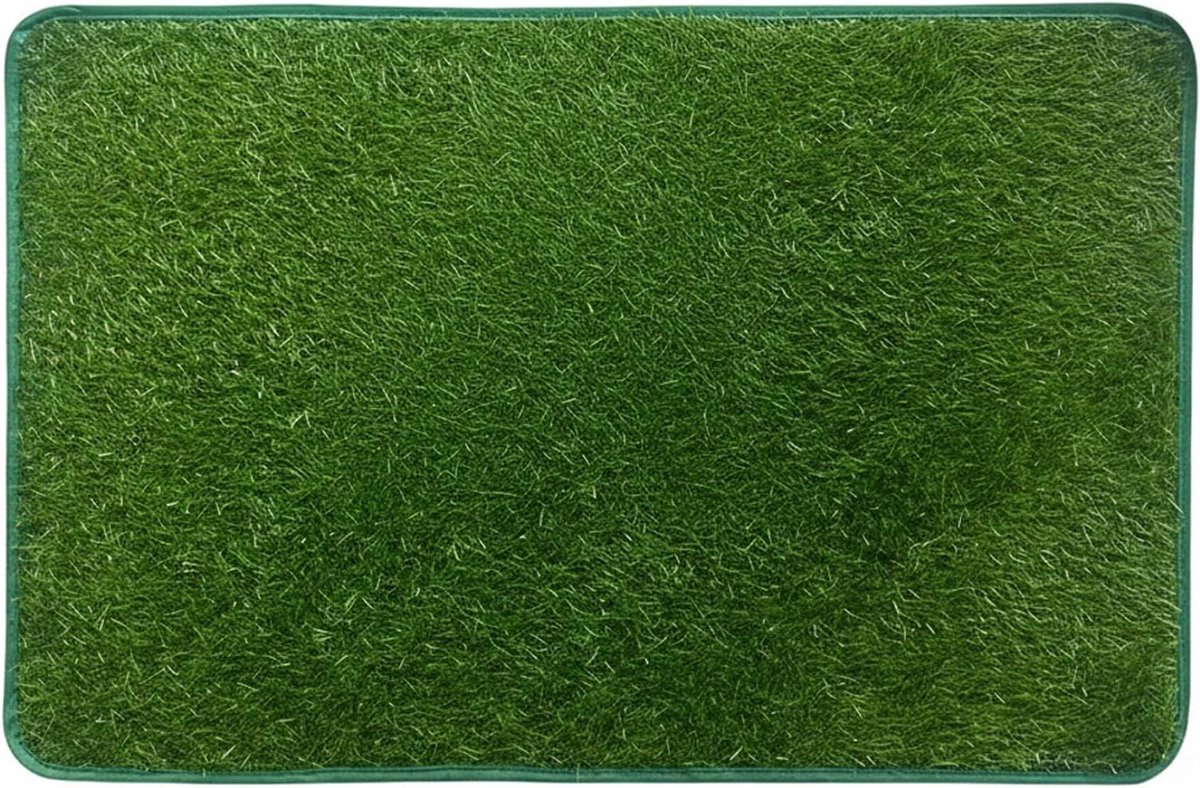Hondengrasmat - Kunstgras Honden - Zindelijkheidstraining - Onderhoudsarme Oplossing - 46x71 cm - Groen
