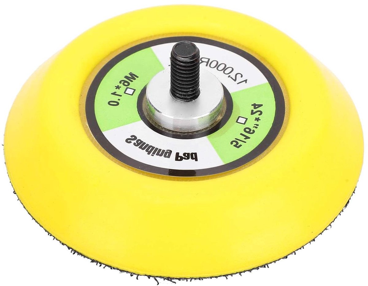 Polijstpads - Schuurschijf Polijstschijf - Fijn Schuren Polijsten - Compact Lichtgewicht - 75 mm - Grijs