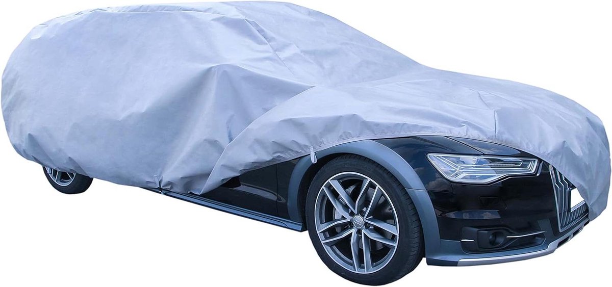 Premium afdekzeil - Autohoes waterdicht - Voertuig bescherming - 3-laags materiaal - 430-455 cm