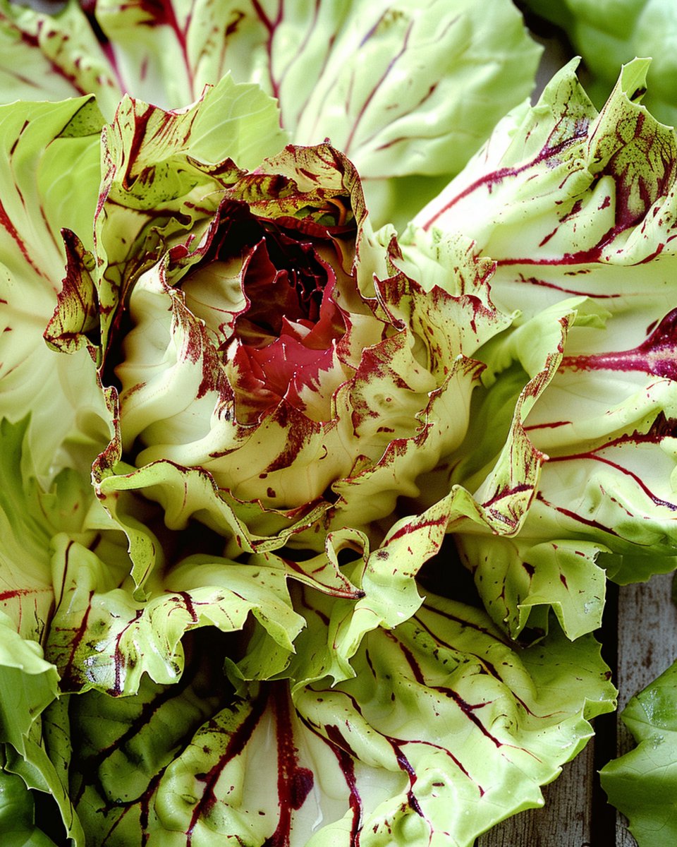 3 sets - Bladcichorei Zaden Variegata Di Castelfranco Cichorium Intybus Laat Ras