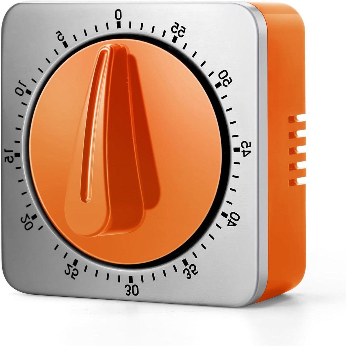 Keuken Timer - Kookwekker - Tijd Beheer - Magnetische Rug Luide Alarm - 6.8 cm - Oranje
