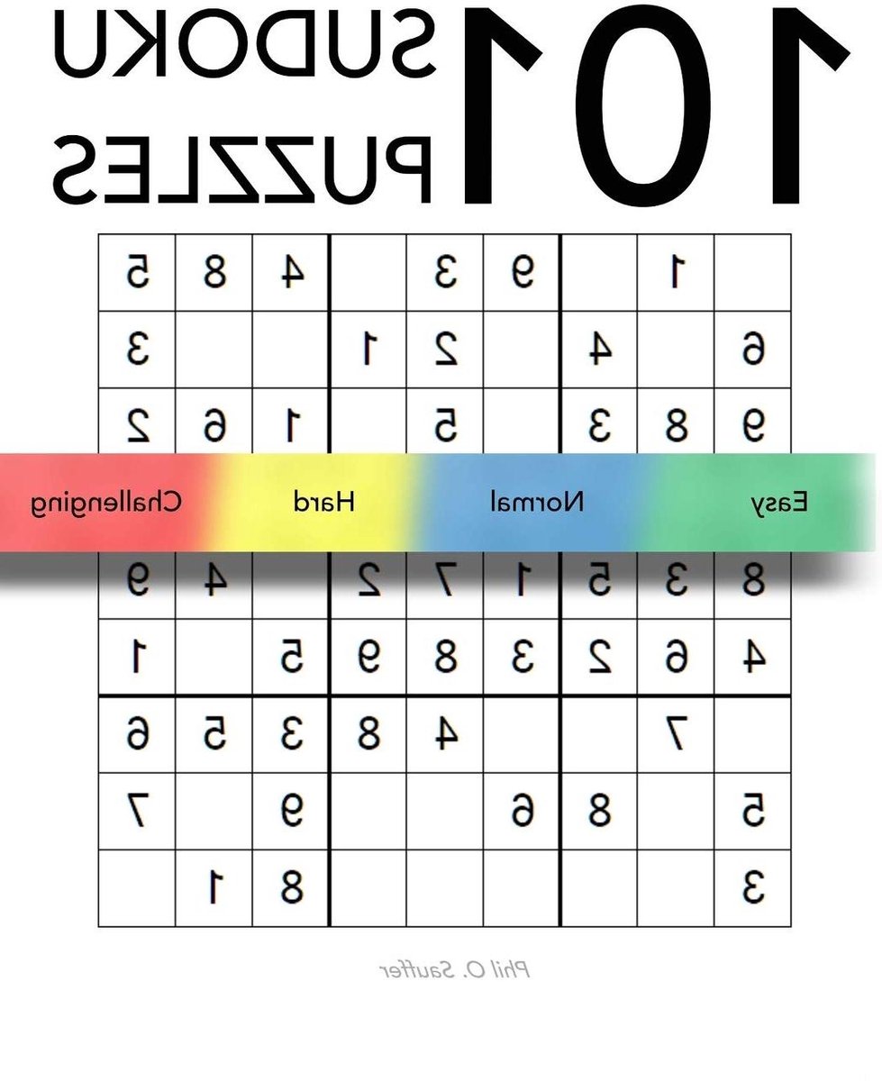 Sudoku Puzzel Boek - Logica Spel - Hersenen Trainen - Vier Moeilijkheidsgraden - 21.59 x 1.19 x 27.94 cm