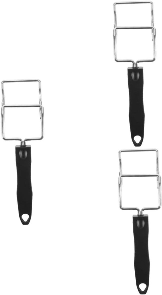 Oven Tray Gripper Hete Plaat Clip Hete Schalen Pakken Anti-verbranding Handvat 20.5 cm Zwart