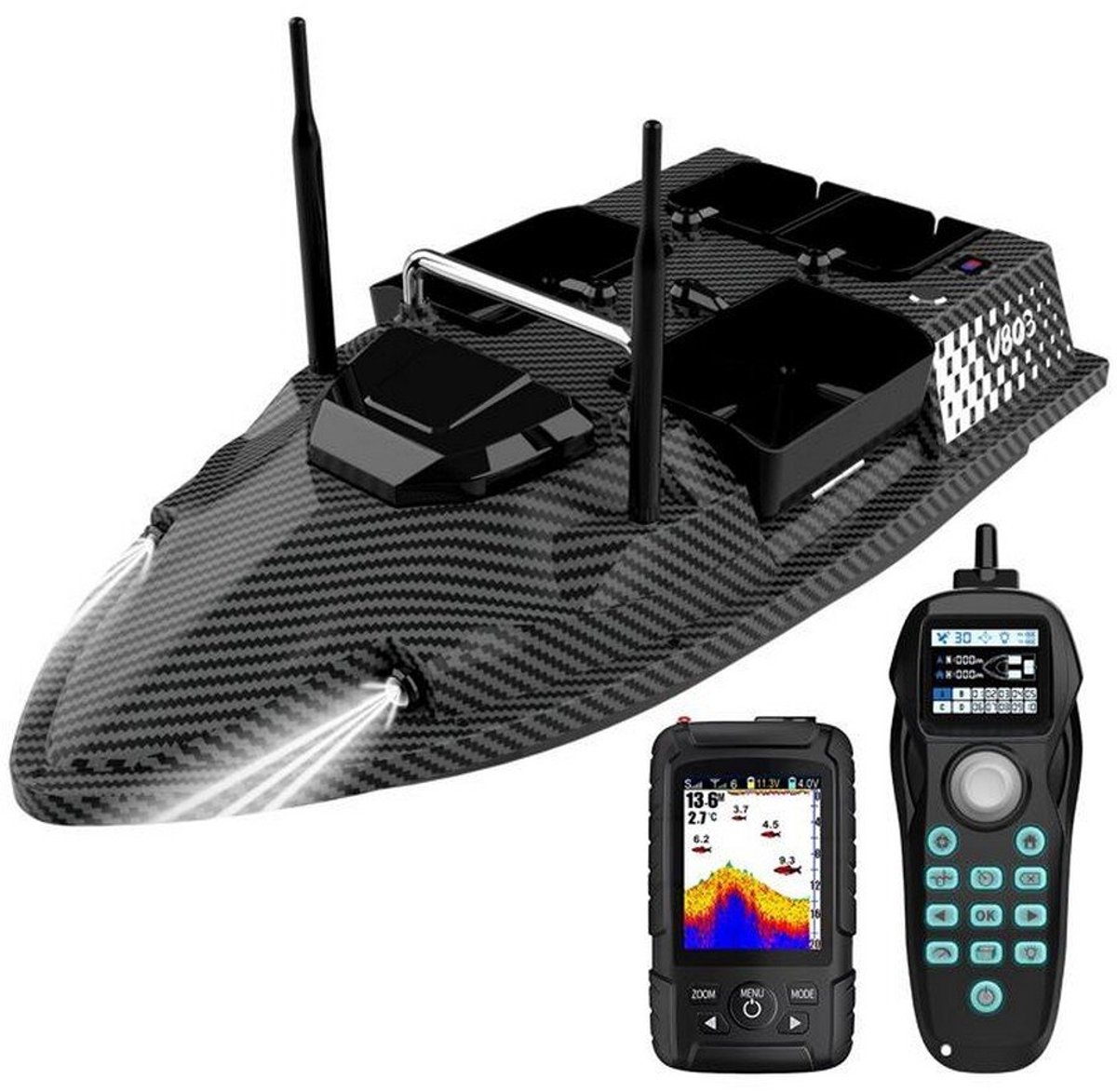 Flytec - V803-Pro 12000mah - Bateau amorceur