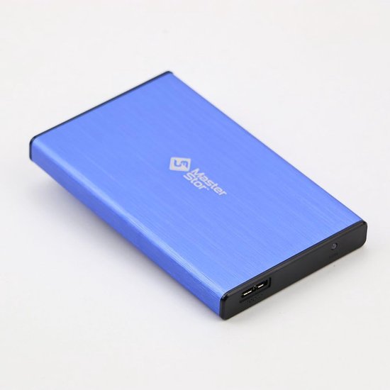 Externe Harde Schijf - Draagbare Opslag - Bestanden Opslaan - Supersnelle USB 3.0 - 320 GB - Blauw — afbeelding 4