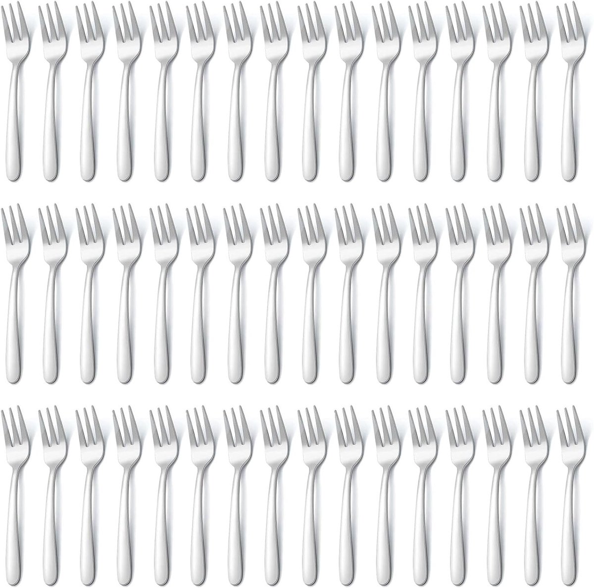 Taartvorken set van 48 stuks - Perfect voor feestjes, verjaardagen en buffetten