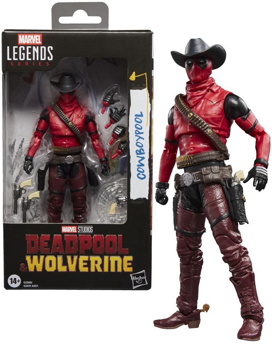 Hasbro Deadpool & wolverine - cowboypool - figure legends series 15cm