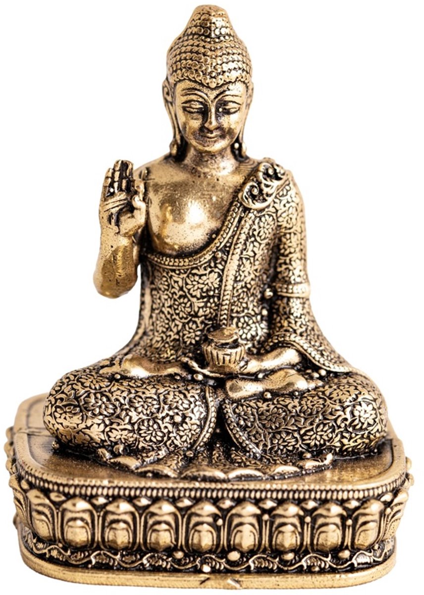 Boeddha Messing 4,5 cm