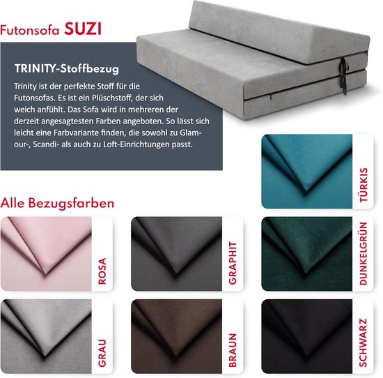 Vouwmatras - Gastenmatras Slaapmatras - Comfortabel Slapen - Koudschuim Vulling - 120 x 200 cm - Zwart — afbeelding 3
