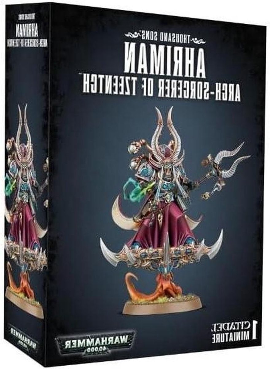 Ahriman Arch-Sorcerer - Toveraar Miniaturen - Miniaturen Spel - Multifunctionele Kit - Small - Zwart